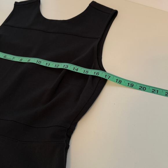 Lands End Sleeveless Fit & Flare Midi Dress Sz 8 Academia Witchcore Jumper Style - Picture 11 of 13